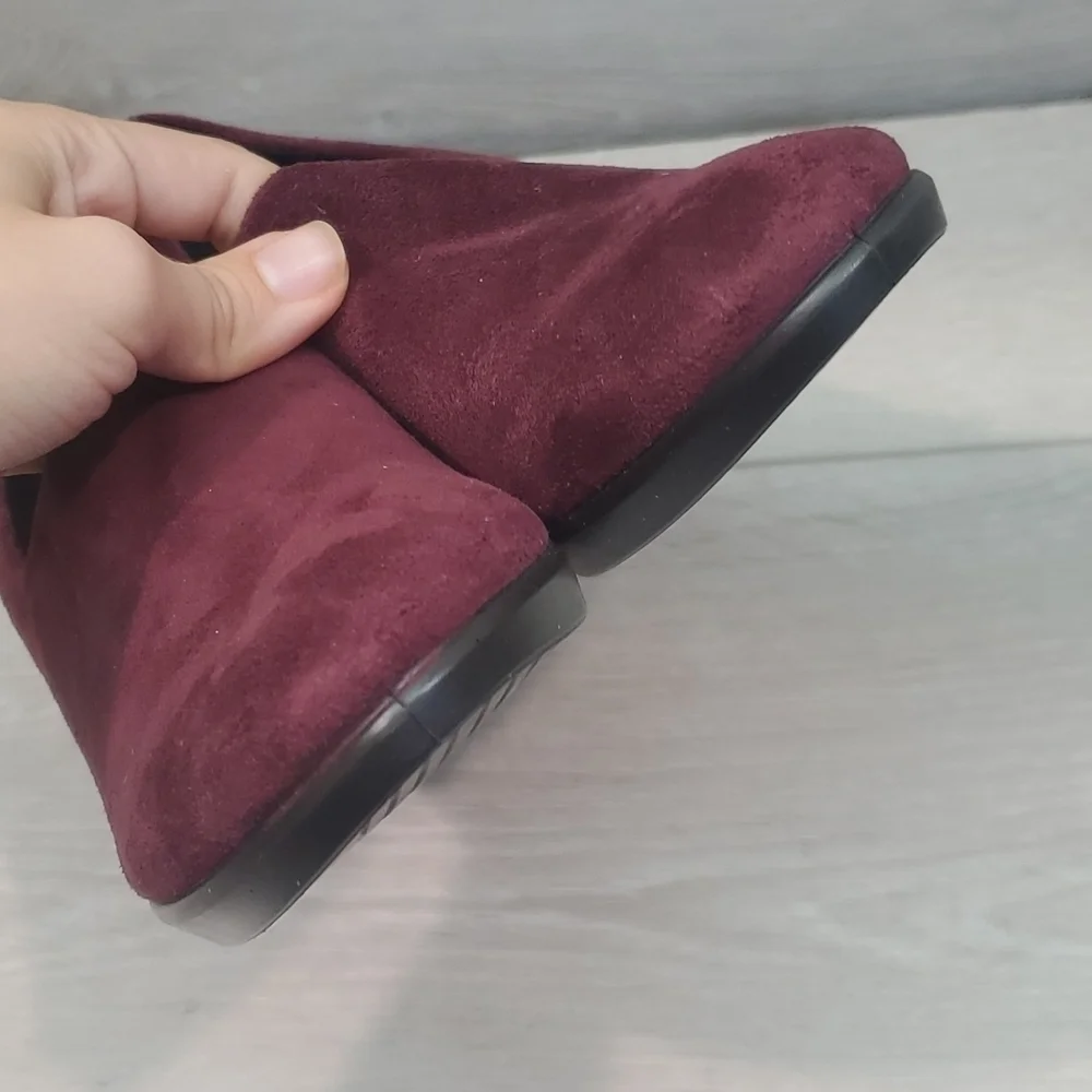 NEW Ecco Womens Suede Danish Design Heels shoes sz 38 US 7-7.5